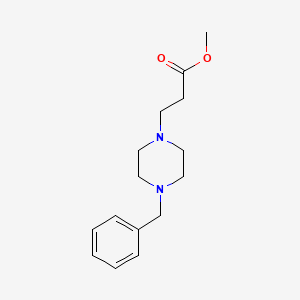 molecular formula C15H22N2O2 B2458082 Methyl 3-(4-benzylpiperazin-1-yl)propanoate CAS No. 204059-51-8