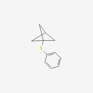 molecular formula C11H12S B2458139 Bicyclo[1.1.1]pentan-1-yl(phenyl)sulfane CAS No. 98585-81-0