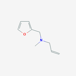 molecular formula C9H13NO B2458143 [(Furan-2-yl)methyl](methyl)(prop-2-en-1-yl)amine CAS No. 120153-60-8