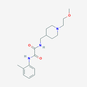 N1-((1-(2-methoxyethyl)piperidin-4-yl)methyl)-N2-(o-tolyl)oxalamide