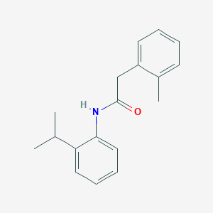 molecular formula C18H21NO B245819 N-(2-isopropylphenyl)-2-(2-methylphenyl)acetamide 