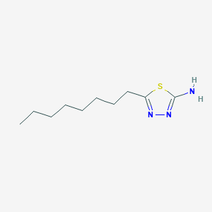 molecular formula C10H19N3S B2458199 5-Octyl-1,3,4-thiadiazol-2-amine CAS No. 118863-97-1
