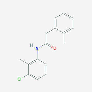 molecular formula C16H16ClNO B245821 N-(3-chloro-2-methylphenyl)-2-(2-methylphenyl)acetamide 