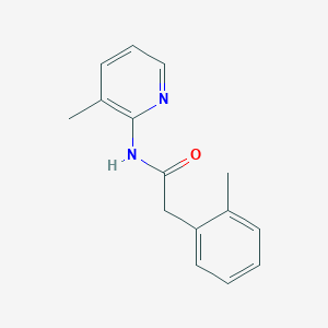 molecular formula C15H16N2O B245825 2-(2-methylphenyl)-N-(3-methyl-2-pyridinyl)acetamide 