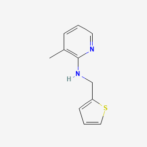 B2458291 3-methyl-N-(2-thienylmethyl)pyridin-2-amine CAS No. 897758-00-8