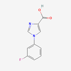B2458360 1-(3-Fluorophenyl)-1H-imidazole-4-carboxylic acid CAS No. 1249035-17-3