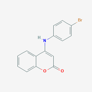molecular formula C15H10BrNO2 B245840 4-(4-bromoanilino)-2H-chromen-2-one 