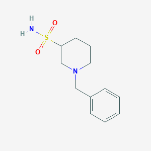 molecular formula C12H18N2O2S B2458416 1-Benzylpiperidine-3-sulfonamide CAS No. 941134-12-9