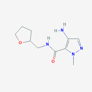 4-Amino-1-methyl-N-(tetrahydrofuran-2-ylmethyl)-1H-pyrazole-5-carboxamide