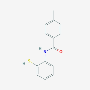 molecular formula C14H13NOS B245843 4-methyl-N-(2-sulfanylphenyl)benzamide 