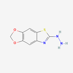 6-Hydrazino[1,3]dioxolo[4,5-f][1,3]benzothiazole