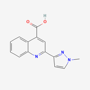 2-(1-Methyl-1H-pyrazol-3-yl)-quinoline-4-carboxylic acid