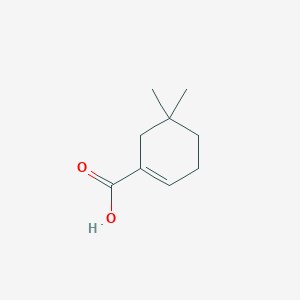 molecular formula C9H14O2 B2458450 1-Cyclohexene-1-carboxylic acid, 5,5-dimethyl- CAS No. 57365-74-9