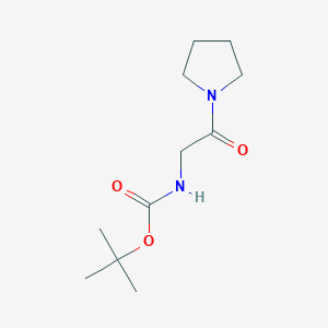 molecular formula C11H20N2O3 B2458471 1-(Boc-amino-acetyl)-pyrrolidine CAS No. 883554-96-9