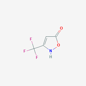 molecular formula C4H2F3NO2 B024585 3-(Trifluoromethyl)isoxazol-5-ol CAS No. 110411-51-3