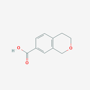 molecular formula C10H10O3 B2458526 7-Carboxyisochroman CAS No. 157122-41-3