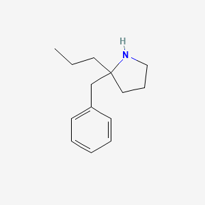 molecular formula C14H21N B2458569 2-Benzyl-2-propylpyrrolidine CAS No. 1506103-72-5