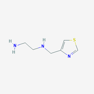 molecular formula C6H11N3S B024586 N1-(Thiazol-4-ylmethyl)ethane-1,2-diamine CAS No. 105954-28-7