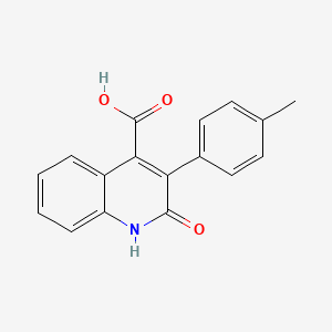 3-(4-Methylphenyl)-2-oxo-1,2-dihydro-4-quinolinecarboxylic acid