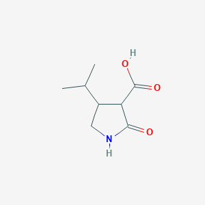 4-Isopropyl-2-oxopyrrolidine-3-carboxylic acid