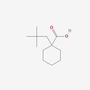 1-(2,2-Dimethylpropyl)cyclohexane-1-carboxylic acid