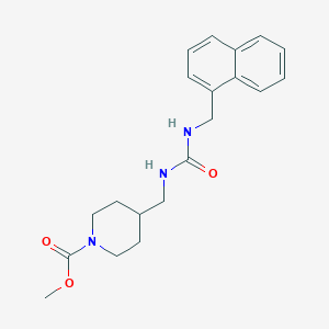 Methyl 4-((3-(naphthalen-1-ylmethyl)ureido)methyl)piperidine-1-carboxylate