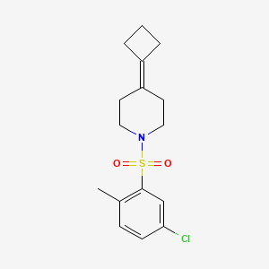 1-(5-Chloro-2-methylphenyl)sulfonyl-4-cyclobutylidenepiperidine