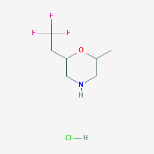 2-Methyl-6-(2,2,2-trifluoroethyl)morpholine hydrochloride