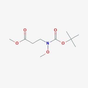 MEthyl 3-{[(tert-butoxy)carbonyl](methoxy)amino}propanoate