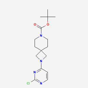 Tert-butyl 2-(2-chloropyrimidin-4-yl)-2,7-diazaspiro[3.5]nonane-7-carboxylate