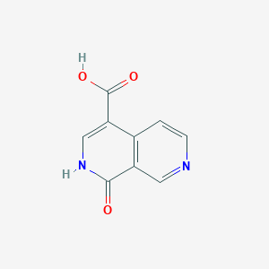 molecular formula C9H6N2O3 B2458762 1-Oxo-2H-2,7-naphthyridine-4-carboxylic acid CAS No. 2460757-77-9
