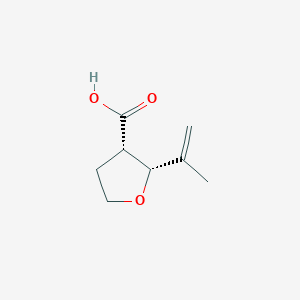 molecular formula C8H12O3 B2458789 (2R,3S)-2-Prop-1-en-2-yloxolane-3-carboxylic acid CAS No. 1807941-01-0