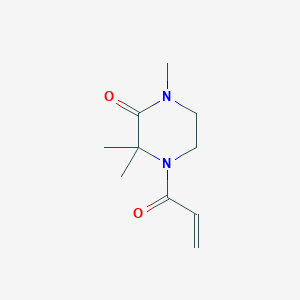 1,3,3-Trimethyl-4-prop-2-enoylpiperazin-2-one