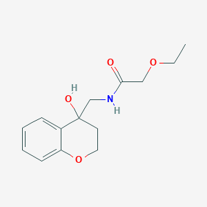 molecular formula C14H19NO4 B2458828 2-ethoxy-N-((4-hydroxychroman-4-yl)methyl)acetamide CAS No. 1421529-88-5