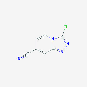 3-Chloro-[1,2,4]triazolo[4,3-a]pyridine-7-carbonitrile