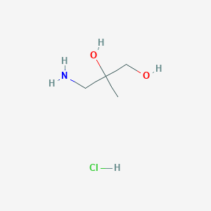 molecular formula C4H12ClNO2 B2458835 3-Amino-2-methylpropane-1,2-diol;hydrochloride CAS No. 2490406-17-0