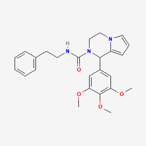 N-phenethyl-1-(3,4,5-trimethoxyphenyl)-3,4-dihydropyrrolo[1,2-a]pyrazine-2(1H)-carboxamide