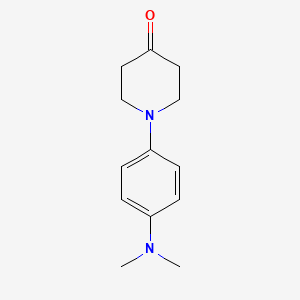 molecular formula C13H18N2O B2458868 1-[4-(Dimethylamino)phenyl]piperidin-4-one CAS No. 370885-30-6