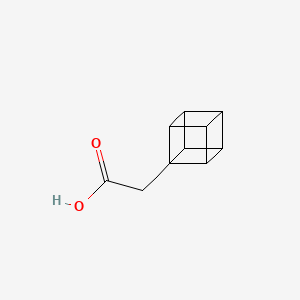 molecular formula C10H10O2 B2458894 2-Cuban-1-ylacetic acid CAS No. 135191-75-2