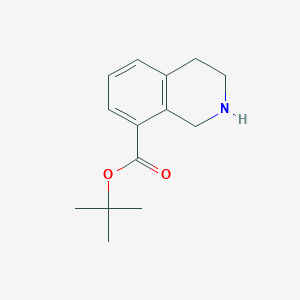 molecular formula C14H19NO2 B2458903 Tert-butyl 1,2,3,4-tetrahydroisoquinoline-8-carboxylate CAS No. 2248320-28-5
