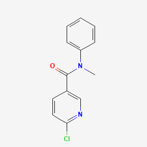 6-chloro-N-methyl-N-phenylpyridine-3-carboxamide