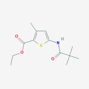 Ethyl 3-methyl-5-pivalamidothiophene-2-carboxylate