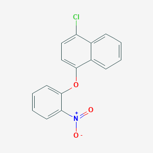 molecular formula C16H10ClNO3 B2458934 1-Chloro-4-(2-nitrophenoxy)naphthalene CAS No. 400075-69-6