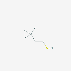 molecular formula C6H12S B2458935 2-(1-Methylcyclopropyl)ethanethiol CAS No. 2229263-31-2