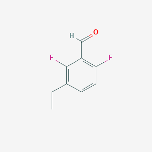 molecular formula C9H8F2O B2458967 3-Ethyl-2,6-difluorobenzaldehyde CAS No. 1891253-78-3
