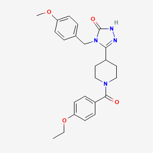 5-[1-(4-ethoxybenzoyl)piperidin-4-yl]-4-(4-methoxybenzyl)-2,4-dihydro-3H-1,2,4-triazol-3-one