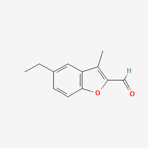 5-Ethyl-3-methylbenzofuran-2-carbaldehyde