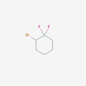molecular formula C6H9BrF2 B2459054 2-Bromo-1,1-difluorocyclohexane CAS No. 86660-41-5