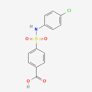 molecular formula C13H10ClNO4S B2459121 4-[(4-chlorophenyl)sulfamoyl]benzoic Acid CAS No. 199181-50-5