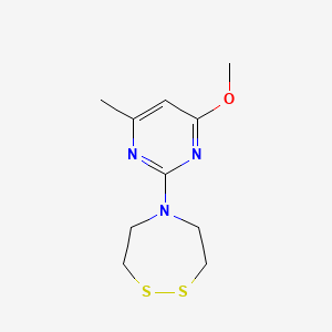 molecular formula C10H15N3OS2 B2459177 5-(4-Methoxy-6-methylpyrimidin-2-yl)-1,2,5-dithiazepane CAS No. 2194164-07-1